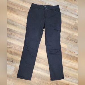 Lee Black Straight Leg Pants TALL size 8